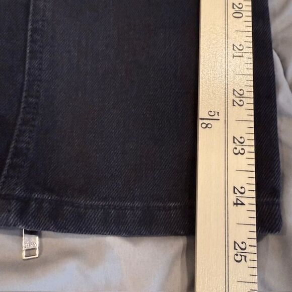 Isabel Marant Loma Cropped Jeans Moto Inspired Zippers and Textures Size 4 (36FR - Picture 14 of 16